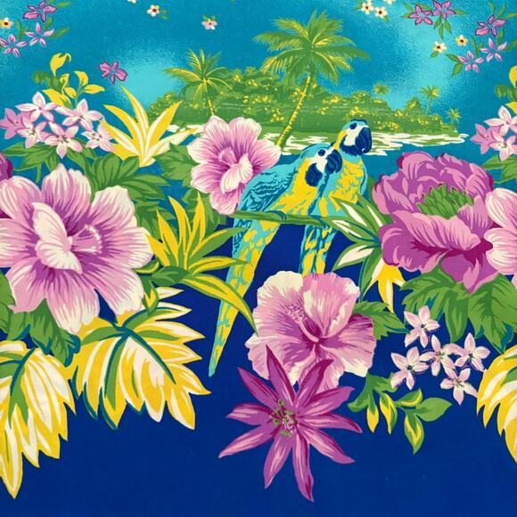 Vintage New Gear Plus Hawaiian Maxi Dress - 3X - Picture 3 of 4